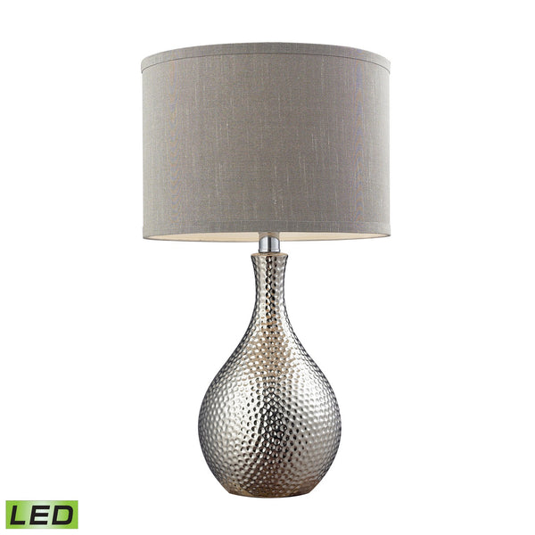 ELK Home - D124-LED - LED Table Lamp - Hammered Chrome - Chrome from Lighting & Bulbs Unlimited in Charlotte, NC
