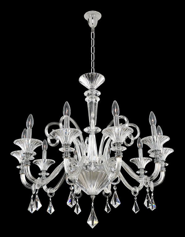 Allegri - 026952-010-FR001 - Ten Light Chandelier - Chauvet - Chrome from Lighting & Bulbs Unlimited in Charlotte, NC