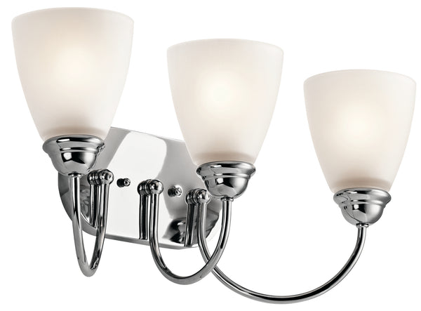 Kichler - 45639CH - Three Light Bath - Jolie - Chrome from Lighting & Bulbs Unlimited in Charlotte, NC