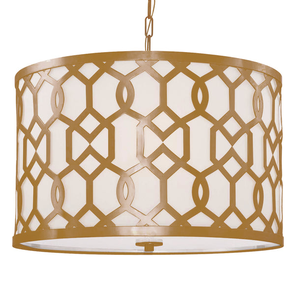 Crystorama - 2266-AG - Five Light Chandelier - Jennings - Aged Brass from Lighting & Bulbs Unlimited in Charlotte, NC
