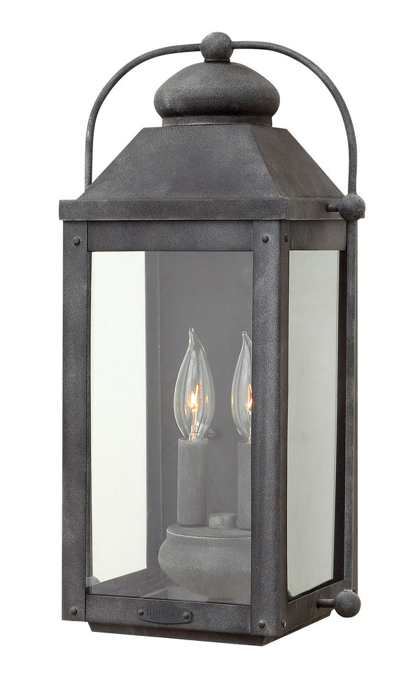 Hinkley - 1854DZ - LED Wall Mount - Anchorage - Aged Zinc from Lighting & Bulbs Unlimited in Charlotte, NC