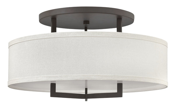 Hinkley - 3211KZ - LED Semi-Flush Mount - Hampton - Buckeye Bronze from Lighting & Bulbs Unlimited in Charlotte, NC