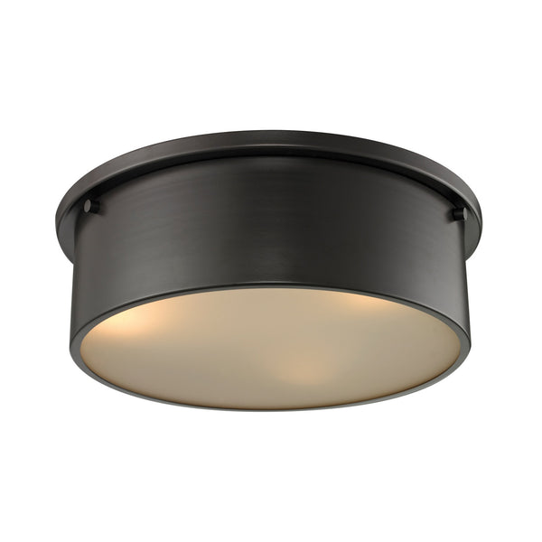 ELK Home - 11811/3 - Three Light Flush Mount - Simpson - Oil Rubbed Bronze from Lighting & Bulbs Unlimited in Charlotte, NC