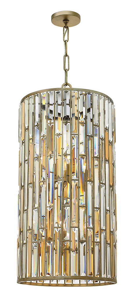 Fredrick Ramond - FR33736SLF - LED Chandelier - Gemma - Silver Leaf from Lighting & Bulbs Unlimited in Charlotte, NC