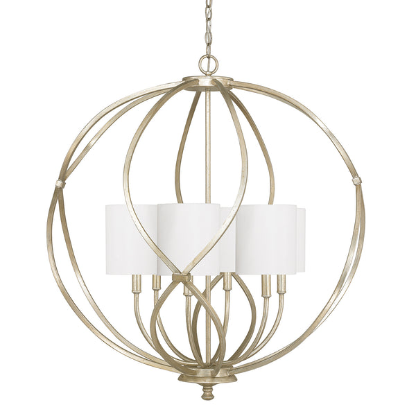 Capital Lighting - 4720WG-565 - Six Light Pendant - Bailey - Winter Gold from Lighting & Bulbs Unlimited in Charlotte, NC