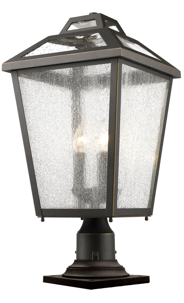 Z-Lite - 539PHBR-533PM-ORB - Three Light Outdoor Pier Mount - Bayland - Oil Rubbed Bronze from Lighting & Bulbs Unlimited in Charlotte, NC