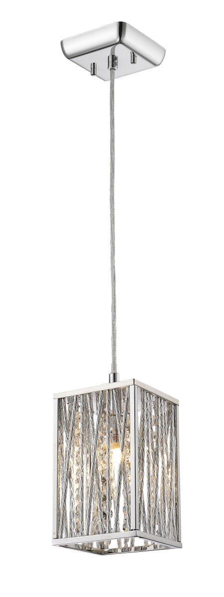 Z-Lite - 872CH-SMP - One Light Mini Pendant - Terra - Chrome from Lighting & Bulbs Unlimited in Charlotte, NC