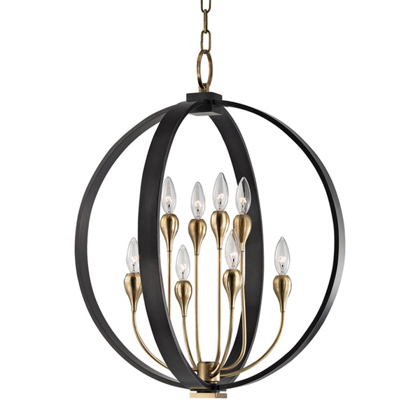 Hudson Valley - 6722-AOB - Eight Light Chandelier - Dresden - Aged Old Bronze from Lighting & Bulbs Unlimited in Charlotte, NC