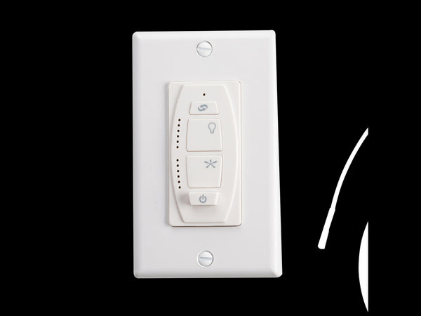 Kichler - 370036IVTR - 6 Speed DC Wall Transmitter - Accessory - Ivory from Lighting & Bulbs Unlimited.