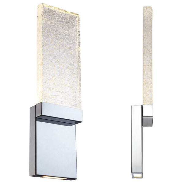Modern Forms - ws-12721-ch - LED Bath Light - Glacier - Chrome from Lighting & Bulbs Unlimited in Charlotte, NC