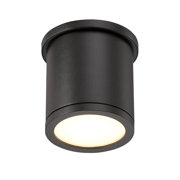 W.A.C. Lighting - FM-W2605-BK - LED Flush Mount - Tube - Black from Lighting & Bulbs Unlimited in Charlotte, NC