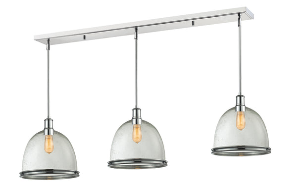 Z-Lite - 719P13-3CH - Three Light Island/Billiard - Mason - Chrome from Lighting & Bulbs Unlimited in Charlotte, NC