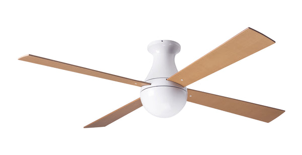 Modern Fan Co - BAL-FM-GW-52-MP-NL-003 - 52" Ceiling Fan - Ball - Gloss White from Lighting & Bulbs Unlimited in Charlotte, NC