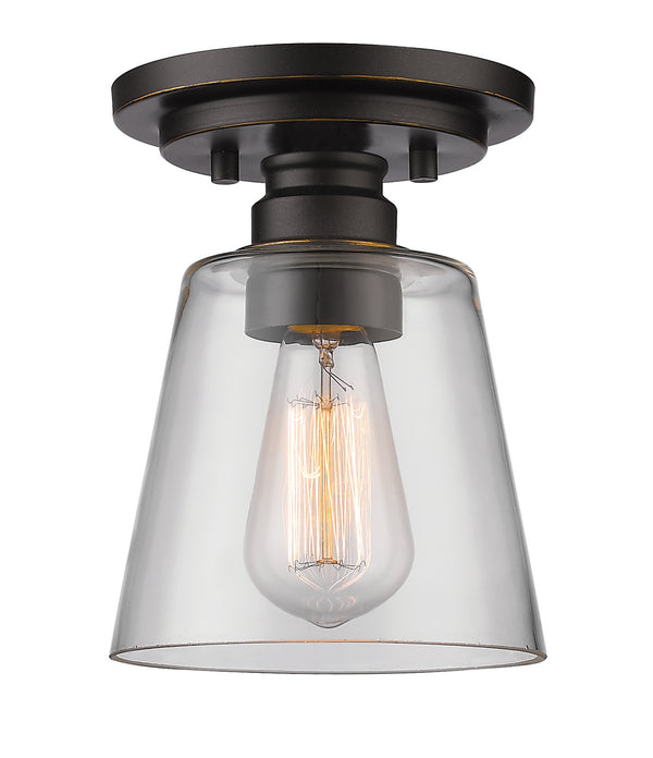 Z-Lite - 428F1-OB - One Light Flush Mount - Annora - Olde Bronze from Lighting & Bulbs Unlimited in Charlotte, NC