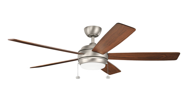 Kichler - 330180NI - 60" Ceiling Fan - Starkk - Brushed Nickel from Lighting & Bulbs Unlimited in Charlotte, NC