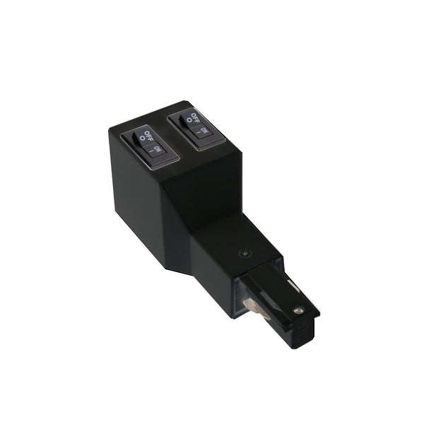 W.A.C. Lighting - WEDL-2A-BK - Track Accessory - W Track - Black from Lighting & Bulbs Unlimited in Charlotte, NC