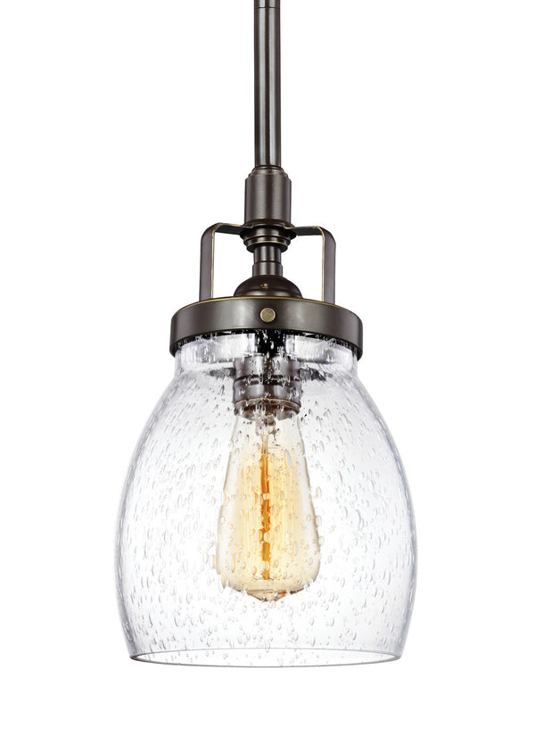 Generation Lighting - 6114501-710 - One Light Mini-Pendant - Belton - Bronze from Lighting & Bulbs Unlimited in Charlotte, NC
