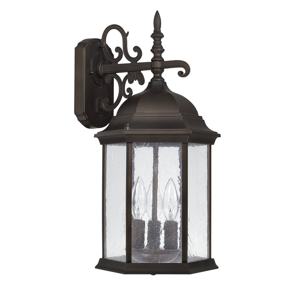 Capital Lighting - 9834OB - Three Light Outdoor Wall Lantern - Main Street - Old Bronze from Lighting & Bulbs Unlimited in Charlotte, NC
