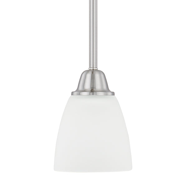 Capital Lighting - 315111BN-337 - One Light Pendant - Trenton - Brushed Nickel from Lighting & Bulbs Unlimited in Charlotte, NC