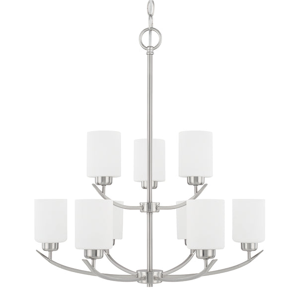 Capital Lighting - 415291BN-338 - Nine Light Chandelier - Dixon - Brushed Nickel from Lighting & Bulbs Unlimited in Charlotte, NC
