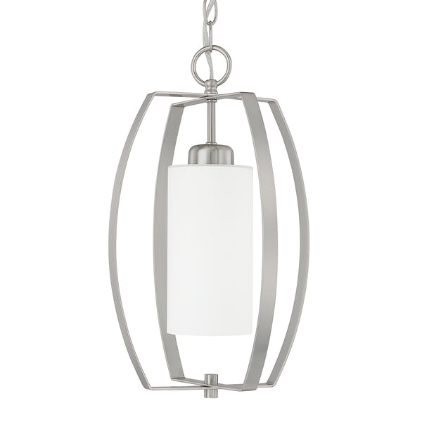 Capital Lighting - 515911BN-342 - One Light Foyer Pendant - Folsom - Brushed Nickel from Lighting & Bulbs Unlimited in Charlotte, NC