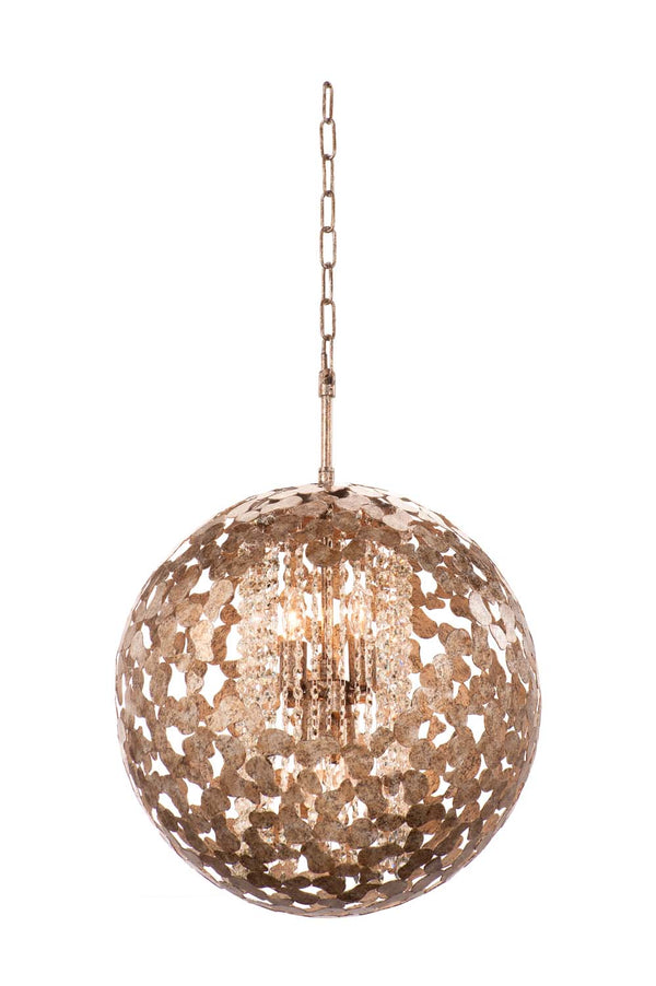 Kalco - 306912AF - Four Light Chandelier - Belladonna - Antique Silver Leaf from Lighting & Bulbs Unlimited in Charlotte, NC