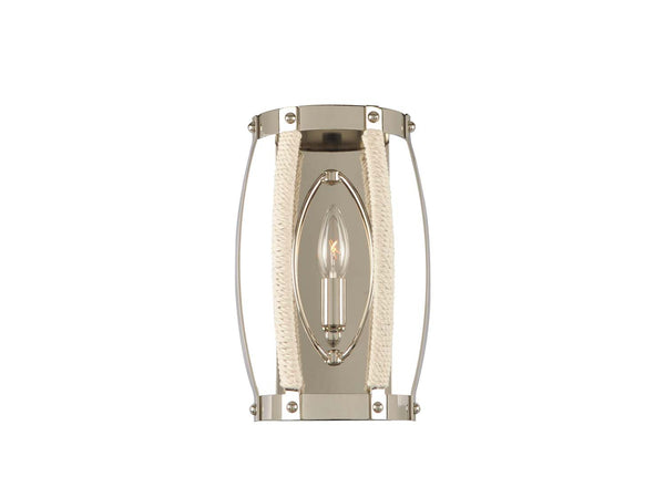 Kalco - 312520PN - One Light Wall Sconce - Bradbury - Polished Nickel from Lighting & Bulbs Unlimited in Charlotte, NC