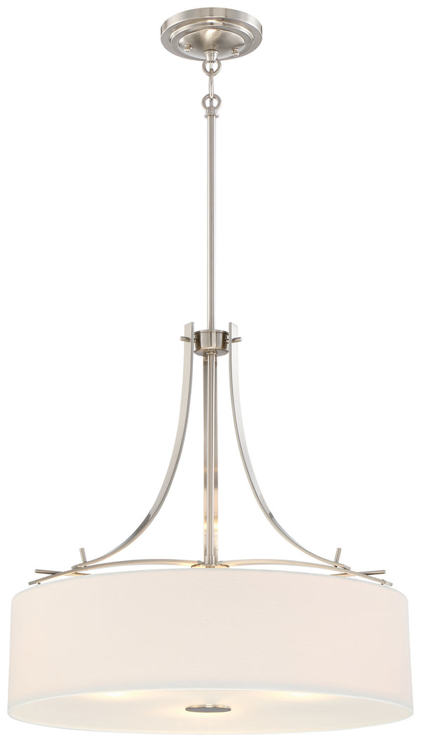 Minka-Lavery - 3308-84 - Three Light Pendant - Poleis - Brushed Nickel from Lighting & Bulbs Unlimited in Charlotte, NC