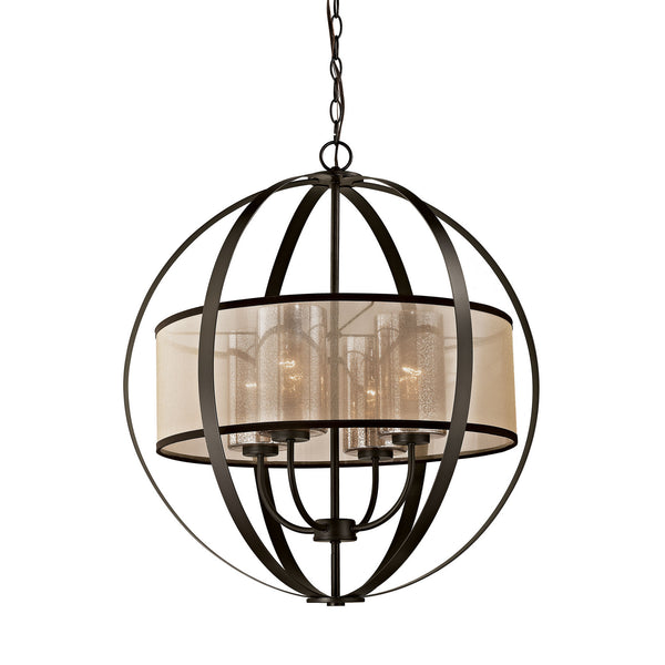 ELK Home - 57029/4 - Four Light Chandelier - Diffusion - Oil Rubbed Bronze from Lighting & Bulbs Unlimited in Charlotte, NC