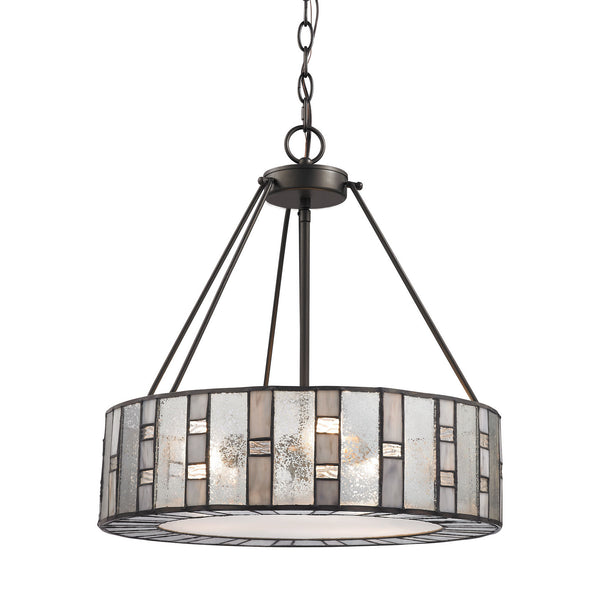 ELK Home - 70212/3 - Three Light Chandelier - Ethan - Tiffany Bronze from Lighting & Bulbs Unlimited in Charlotte, NC