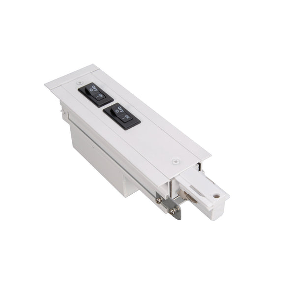 W.A.C. Lighting - WEDR-RT-2A-WT - Track Accessory - W Track - White from Lighting & Bulbs Unlimited in Charlotte, NC