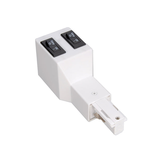 W.A.C. Lighting - WHEDL-2A-WT - Track Accessory - W Track - White from Lighting & Bulbs Unlimited in Charlotte, NC