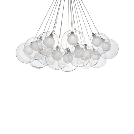 Kuzco Lighting - CH3128 - LED Chandelier - Bolla - Chrome from Lighting & Bulbs Unlimited in Charlotte, NC