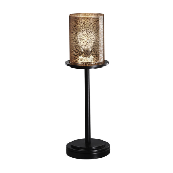 Justice Designs - FSN-8799-10-MROR-MBLK - One Light Table Lamp - Fusion - Matte Black from Lighting & Bulbs Unlimited in Charlotte, NC