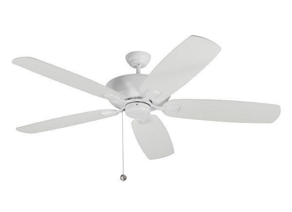 Generation Lighting - 5CSM60RZW - 60" Ceiling Fan - Colony 60 - Matte White from Lighting & Bulbs Unlimited in Charlotte, NC