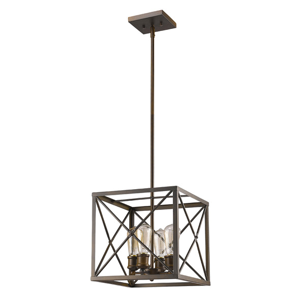Acclaim Lighting - IN21121ORB - Four Light Pendant - Brooklyn - Oil Rubbed Bronze from Lighting & Bulbs Unlimited in Charlotte, NC