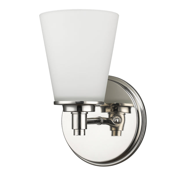 Acclaim Lighting - IN41340PN - One Light Wall Sconce - Conti - Polished Nickel from Lighting & Bulbs Unlimited in Charlotte, NC