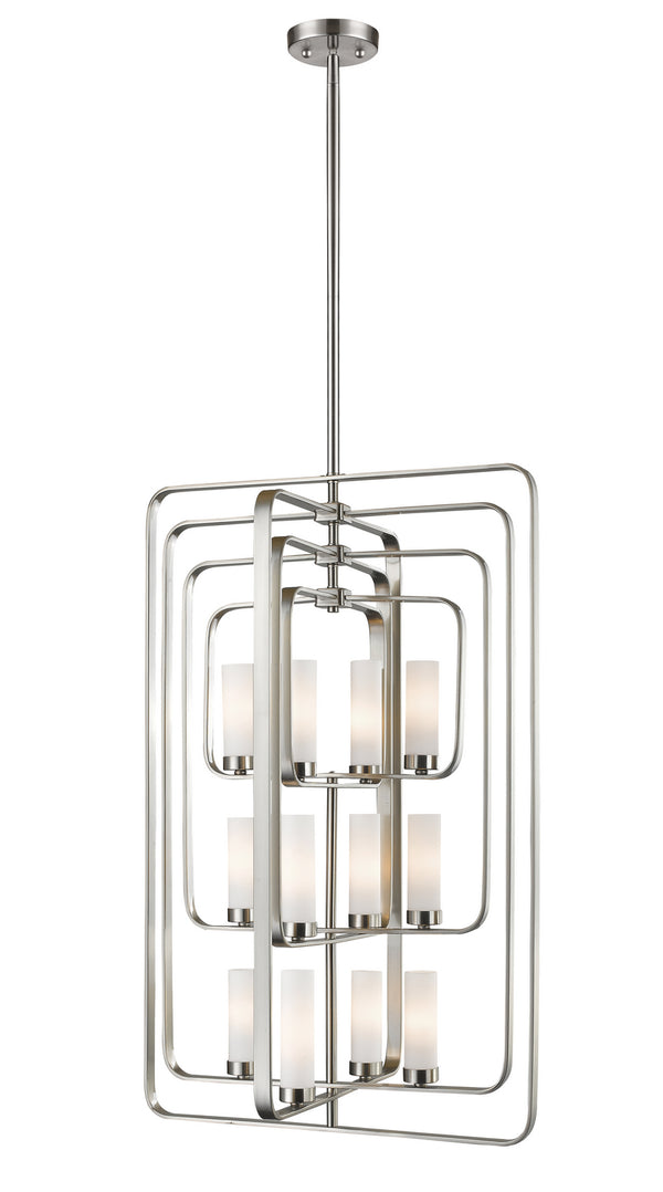 Z-Lite - 6000-12-BN - 12 Light Pendant - Aideen - Brushed Nickel from Lighting & Bulbs Unlimited in Charlotte, NC