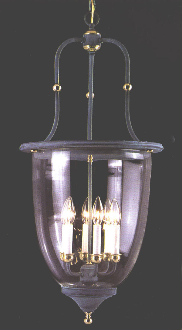 Classic Lighting - 7947 - Six Light Pendant - Asheville Lanterns - Verde from Lighting & Bulbs Unlimited in Charlotte, NC