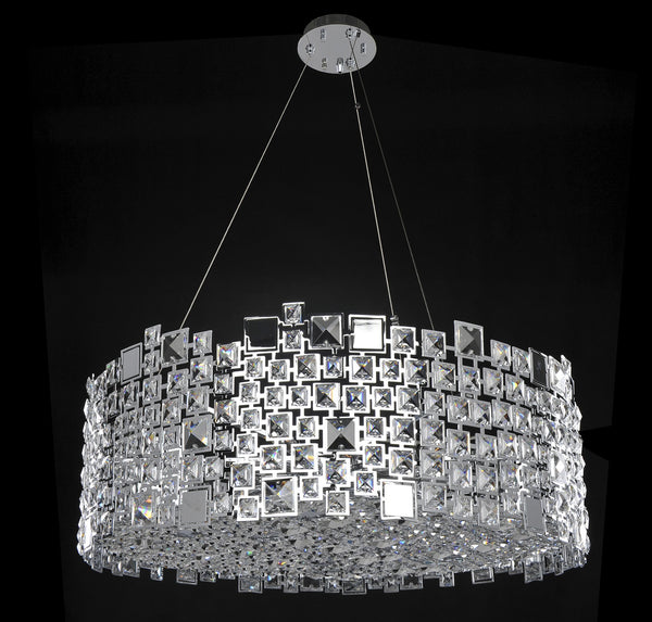 Allegri - 028954-010-FR001 - 12 Light Pendant - Dolo - Chrome from Lighting & Bulbs Unlimited in Charlotte, NC