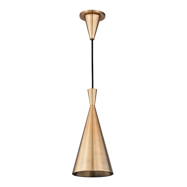 Hudson Valley - 1920-AGB - One Light Pendant - Ovid - Aged Brass from Lighting & Bulbs Unlimited in Charlotte, NC