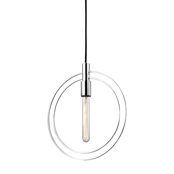Hudson Valley - 3050-PN - One Light Pendant - Masonville - Polished Nickel from Lighting & Bulbs Unlimited in Charlotte, NC