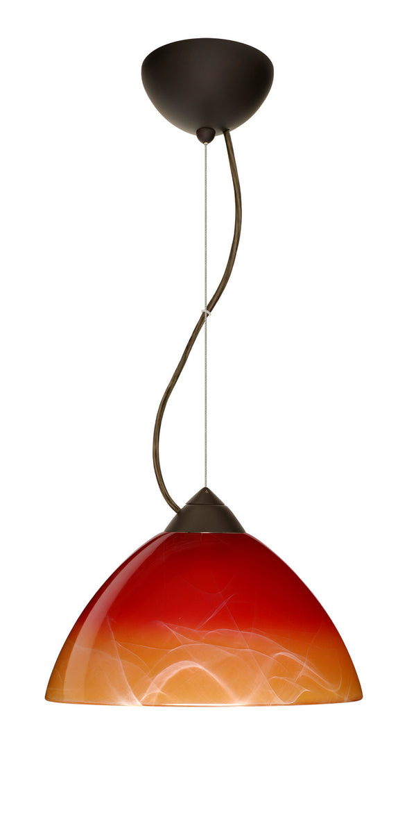 Besa - 1KX-4201SL-LED-BR - One Light Pendant - Tessa - Bronze from Lighting & Bulbs Unlimited in Charlotte, NC