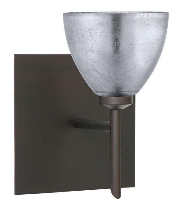 Besa - 1SW-1758SF-BR-SQ - One Light Wall Sconce - Divi - Bronze from Lighting & Bulbs Unlimited in Charlotte, NC