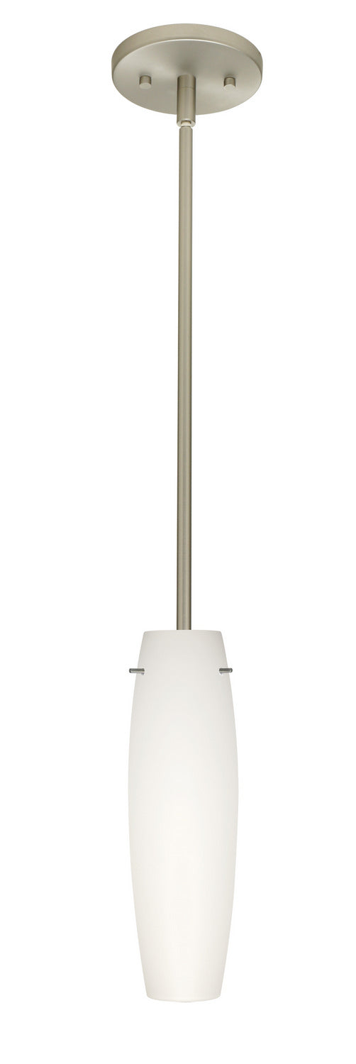 Besa - 1TT-412107-MED-SN - One Light Pendant - Tu Tu - Satin Nickel from Lighting & Bulbs Unlimited in Charlotte, NC
