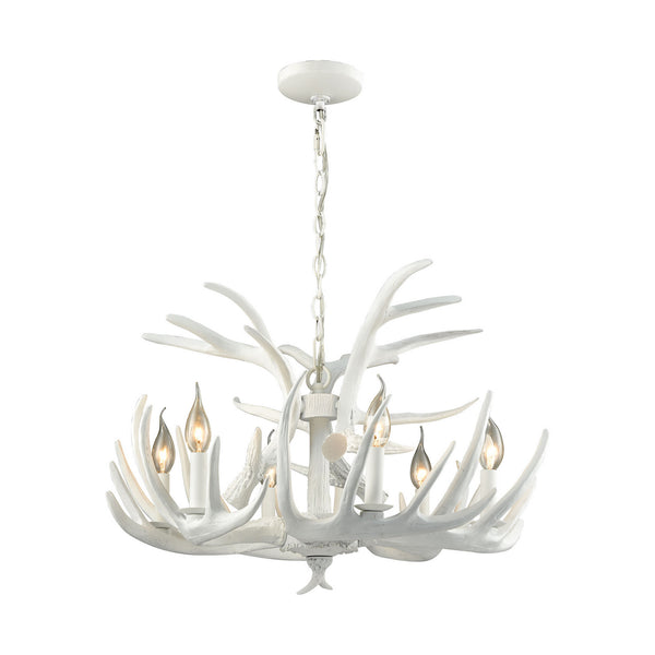 ELK Home - D3317 - Six Light Chandelier - Big Sky - Matte White from Lighting & Bulbs Unlimited in Charlotte, NC