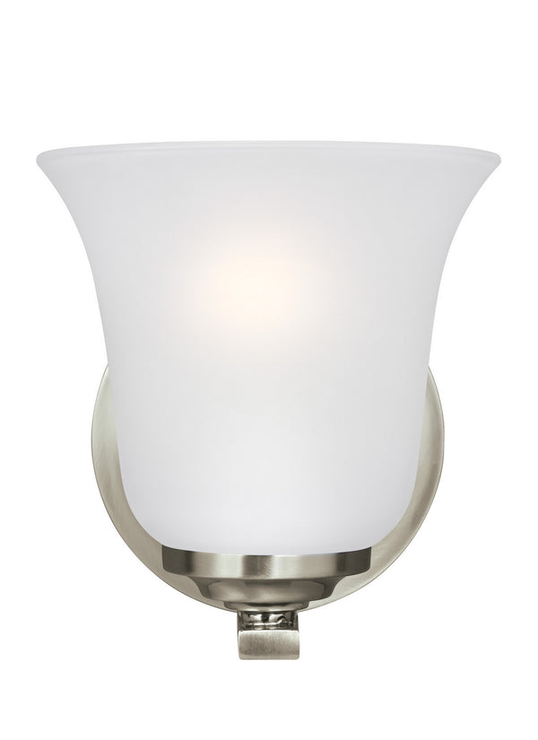 Generation Lighting - 4139001EN3-962 - One Light Wall / Bath Sconce - Emmons - Brushed Nickel from Lighting & Bulbs Unlimited in Charlotte, NC