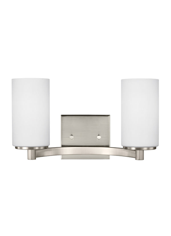 Generation Lighting - 4439102EN3-962 - Two Light Wall / Bath - Hettinger - Brushed Nickel from Lighting & Bulbs Unlimited in Charlotte, NC