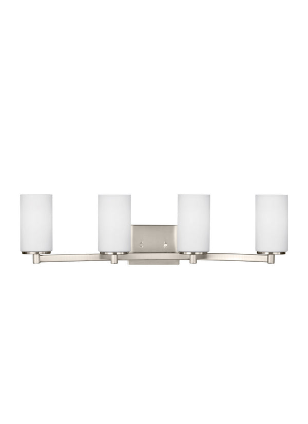Generation Lighting - 4439104EN3-962 - Four Light Wall / Bath - Hettinger - Brushed Nickel from Lighting & Bulbs Unlimited in Charlotte, NC