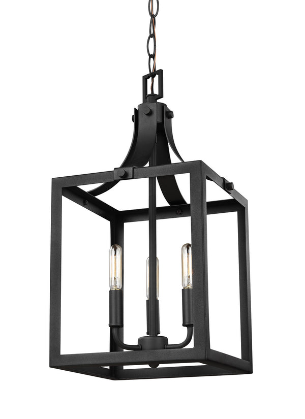 Generation Lighting - 5140603EN-12 - Three Light Hall / Foyer - Labette - Black from Lighting & Bulbs Unlimited in Charlotte, NC